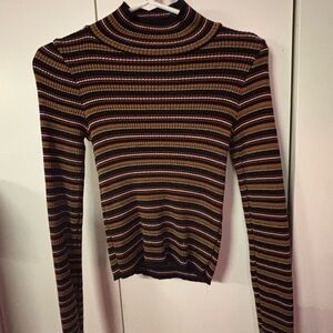 ASOS Multicolor Striped Long Sleeve Top